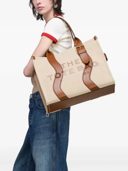 Geantă shopper Marc Jacobs din canvas