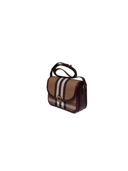 Torebka Burberry w kratę beżowa
