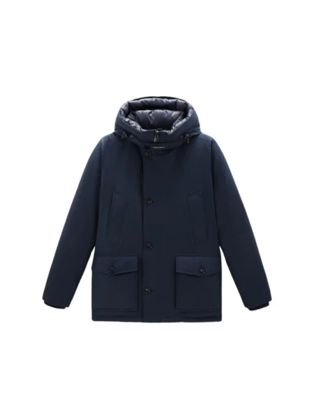 Anorak Woolrich niebieska