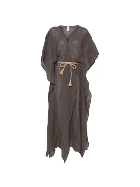 Rochie maxi 120% Lino gri