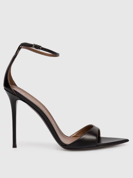 Шкіряні босоніжки Intrigo Giuseppe Zanotti чорні