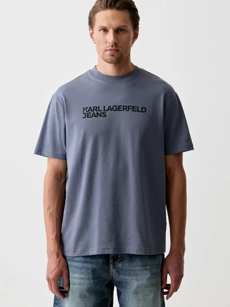 Karl Lagerfeld Jeans tricou pentru bărbați din albastru