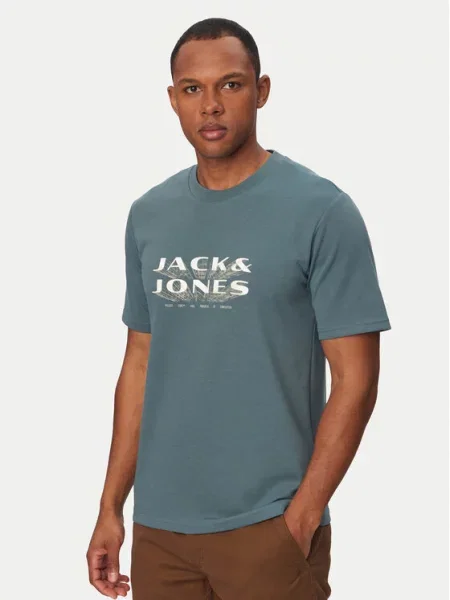 Тениска Jack & Jones зелено