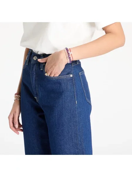 Spodnie Calvin Klein Jeans High Rise Straight Jeans Denim