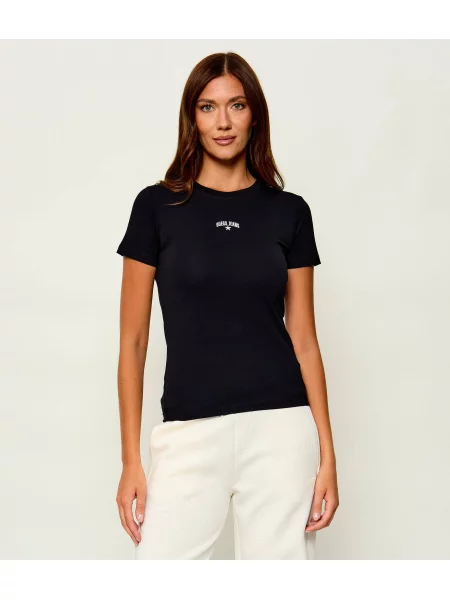 Guess Jeans Tricou STAR negru