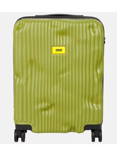 Куфар Crash Baggage на райета зелено