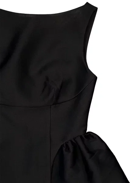 Tafta top Roland Mouret negru