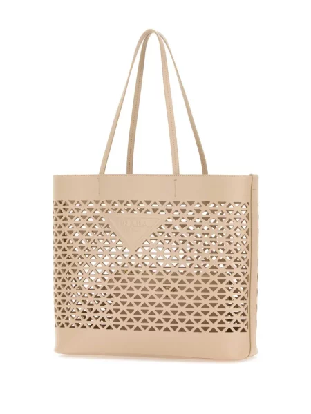 Kožená shopper kabelka Prada