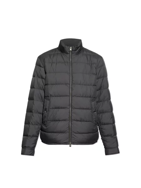 Kurtka puchowa Woolrich z mikrofibry czarna