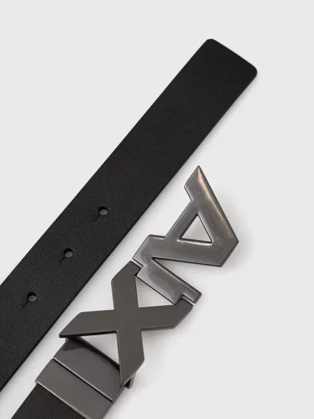 Bőr öv Armani Exchange fekete