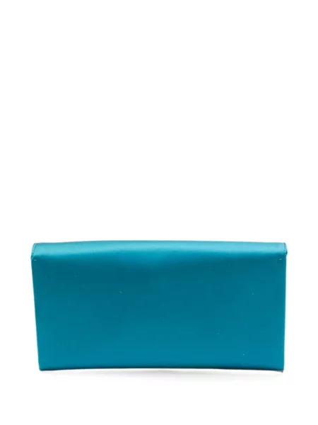 Satenska clutch torbica Tom Ford s autogramom plava
