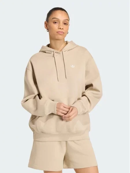 Bluza adidas Ess Fl Hd Os Khaki Three M beżowa