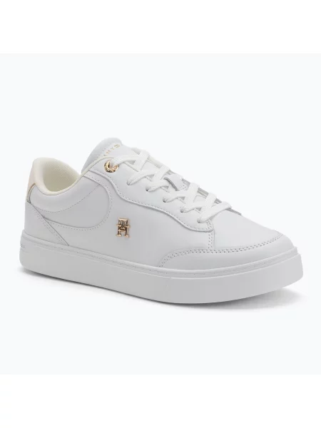 Buty Tommy Hilfiger Essential Chic Court czysty żółty 36 biały