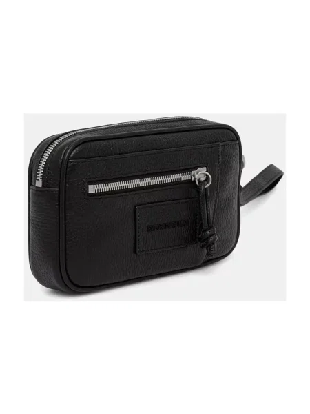 Torba Emporio Armani skórzana czarna