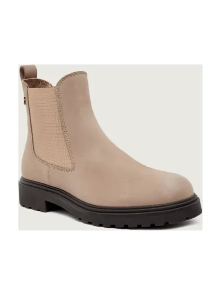 Tommy Hilfiger De piele ghete chelsea CHELSEA bej