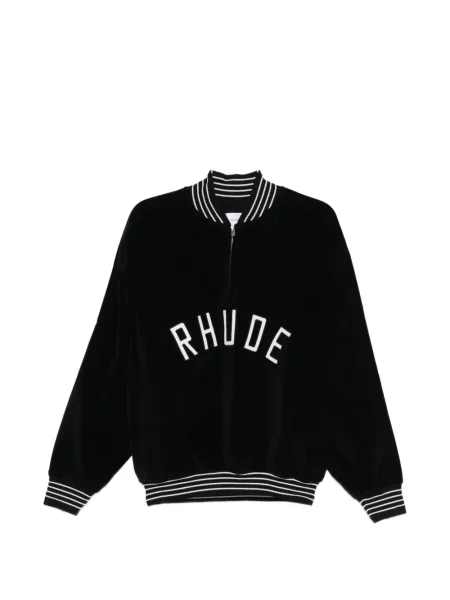 Hanorac Rhude din velur negru