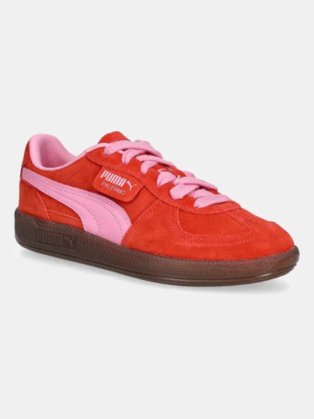 Велурени маратонки Puma Palermo Cobalt Glaze синьо червено