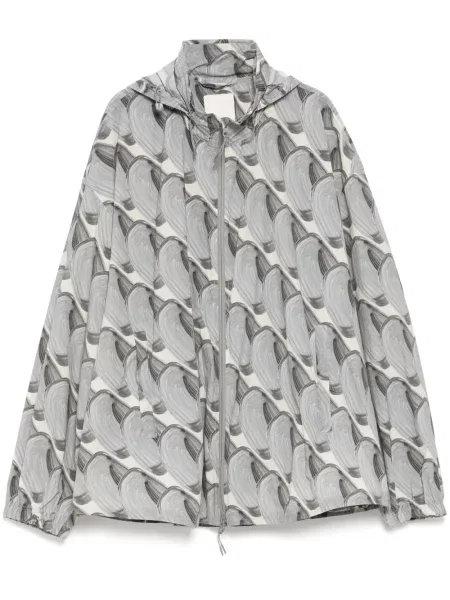 Geacă Jnby cu glugă albastru