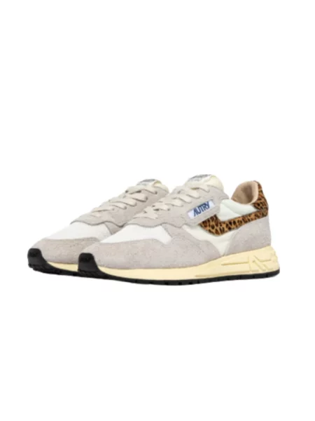 Sneakersy Autry brązowe