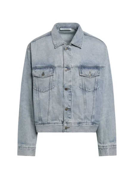 Geacă de blugi Fear Of God Essentials clasică albastru