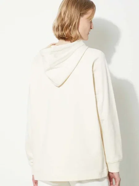 Mikina Fjallraven Vardag Hoodie W béžová