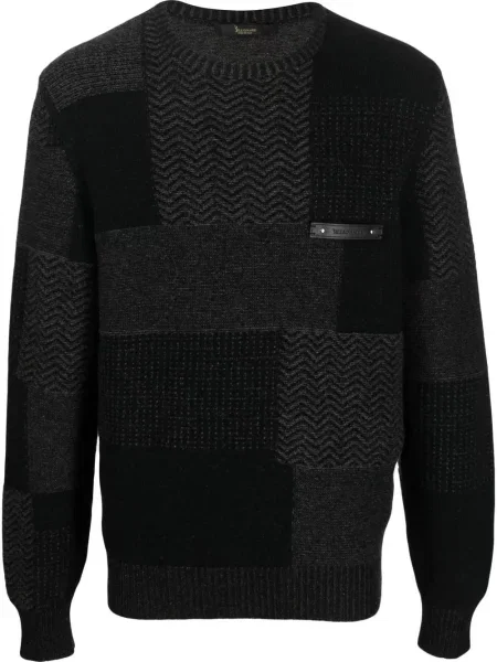 Pulover Billionaire tricotate negru