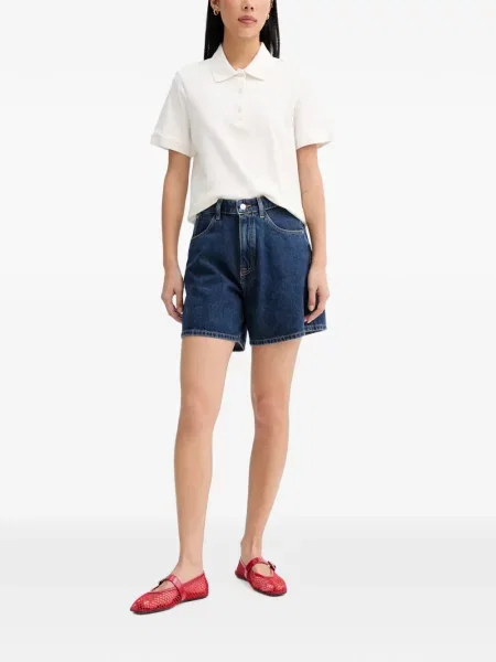 Scurt tricou polo Marc O'polo alb