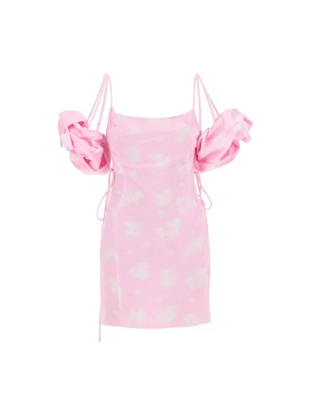 Mała mały sukienka mini Jacquemus elegancka różowa