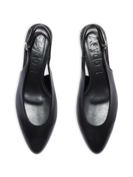 Pantofi cu toc Aeyde slingback negru