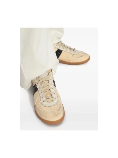 Sneakersy Maison Margiela skórzane beżowe