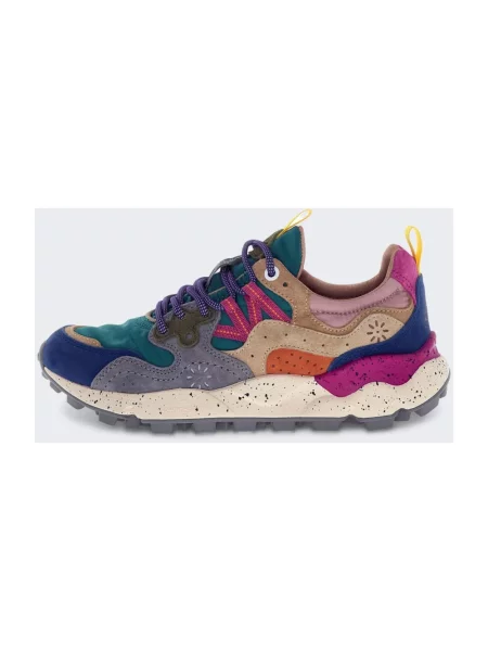 Sneakersy Flower Mountain zamszowe w kwiatki