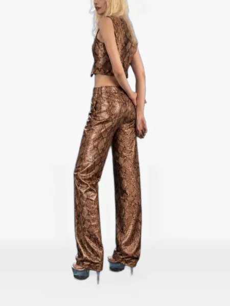 Prsluk Heira Leatherwear smeđa