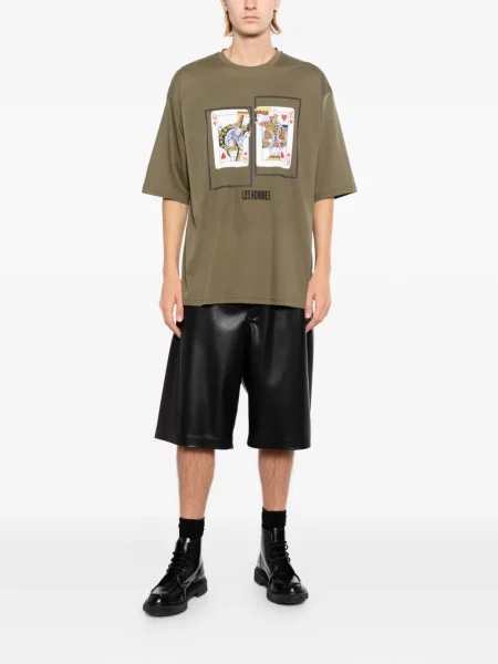 Tricou Les Hommes verde