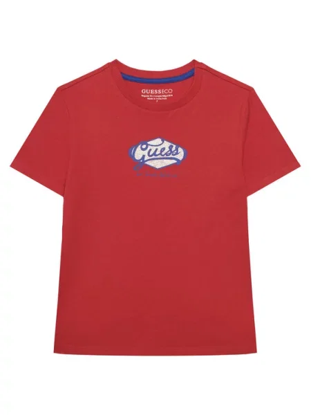 Guess T-Shirt κόκκινο