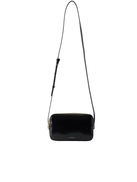 Calvin Klein Geantă Foil Logo Glossy  negru