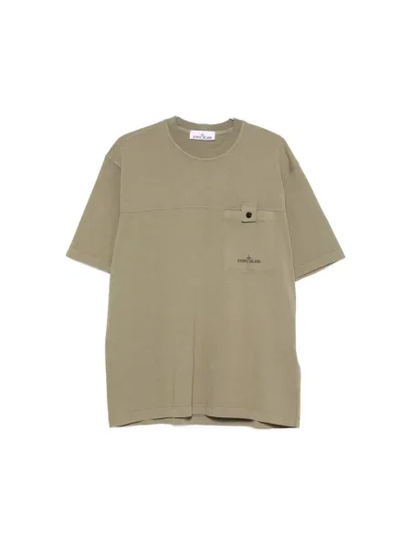 Koszulka Stone Island z kamieniami zielona