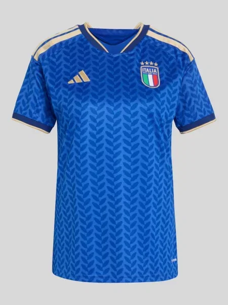 T-shirt z dzianiny o kroju regular fit model ITALIA Adidas Sportswear niebieska