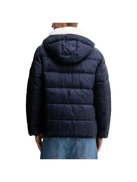 Kabát Tommy Hilfiger autogrammal kék