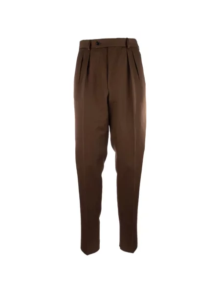 Kalhoty Gabriele Pasini hnědé