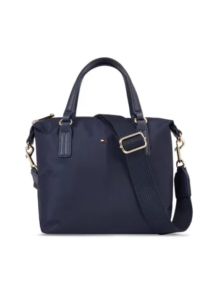 Ročna torba Tommy Hilfiger modra