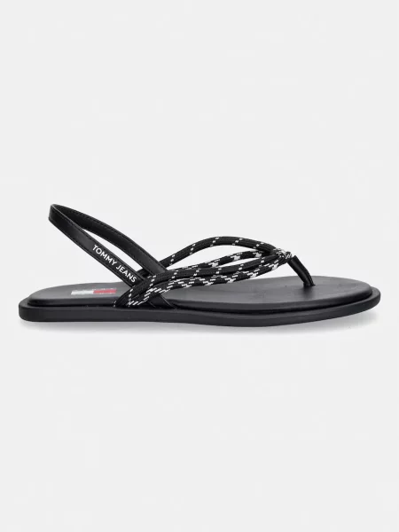 Tommy Jeans Sandale negru