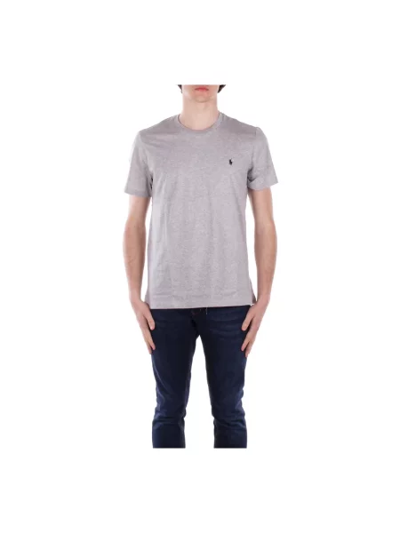 T-shirt z wyhaftowanym logo Polo Ralph Lauren Underwear szare