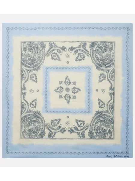 Fular Acne Studios de lână cu imagine