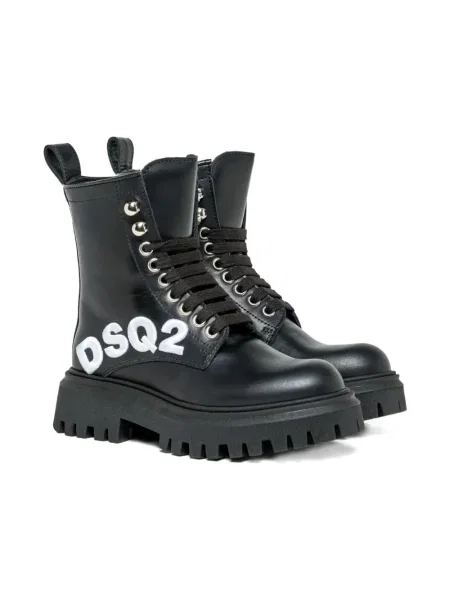 Botki dziecięce Dsquared2 czarne