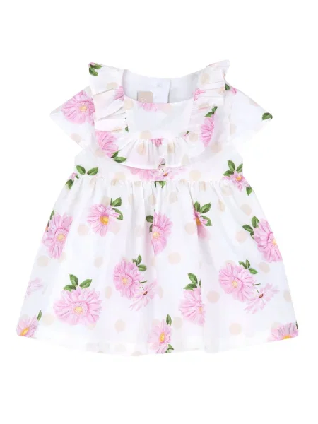 Детское платье мини Chicco белое