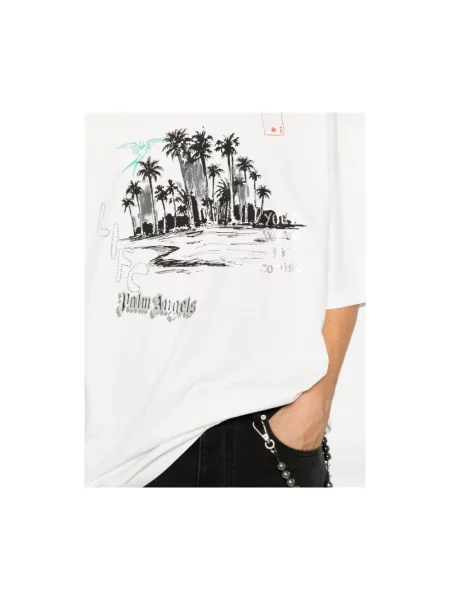 Koszulka Palm Angels biała