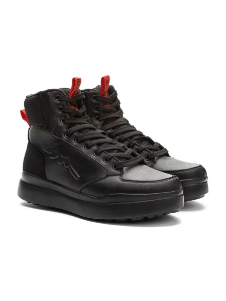 Buty do kostki Grunberg wełniane czarne