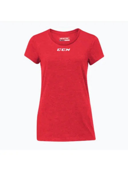 Tricou pentru femei CCM Crew Neck SR red roșu
