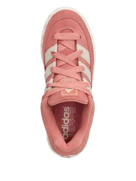 Sneakerși Adidas Terrex cu dungi din piele de căprioară roz