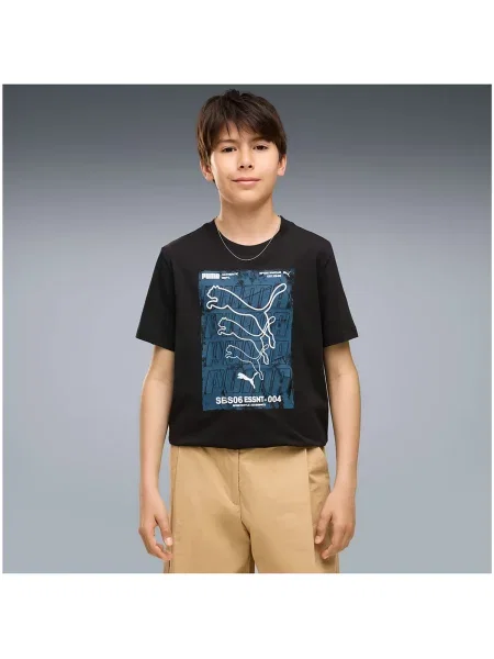 Tricou copii Puma negru